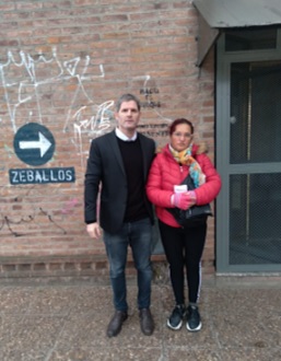 Acompañamos a Viviana Cortez mamá de Mauro Prieto asesinado el 9 de noviembre de 2022 en Moreno – El abogado German Vergara de Usina de Justicia acompañándola en todo momento