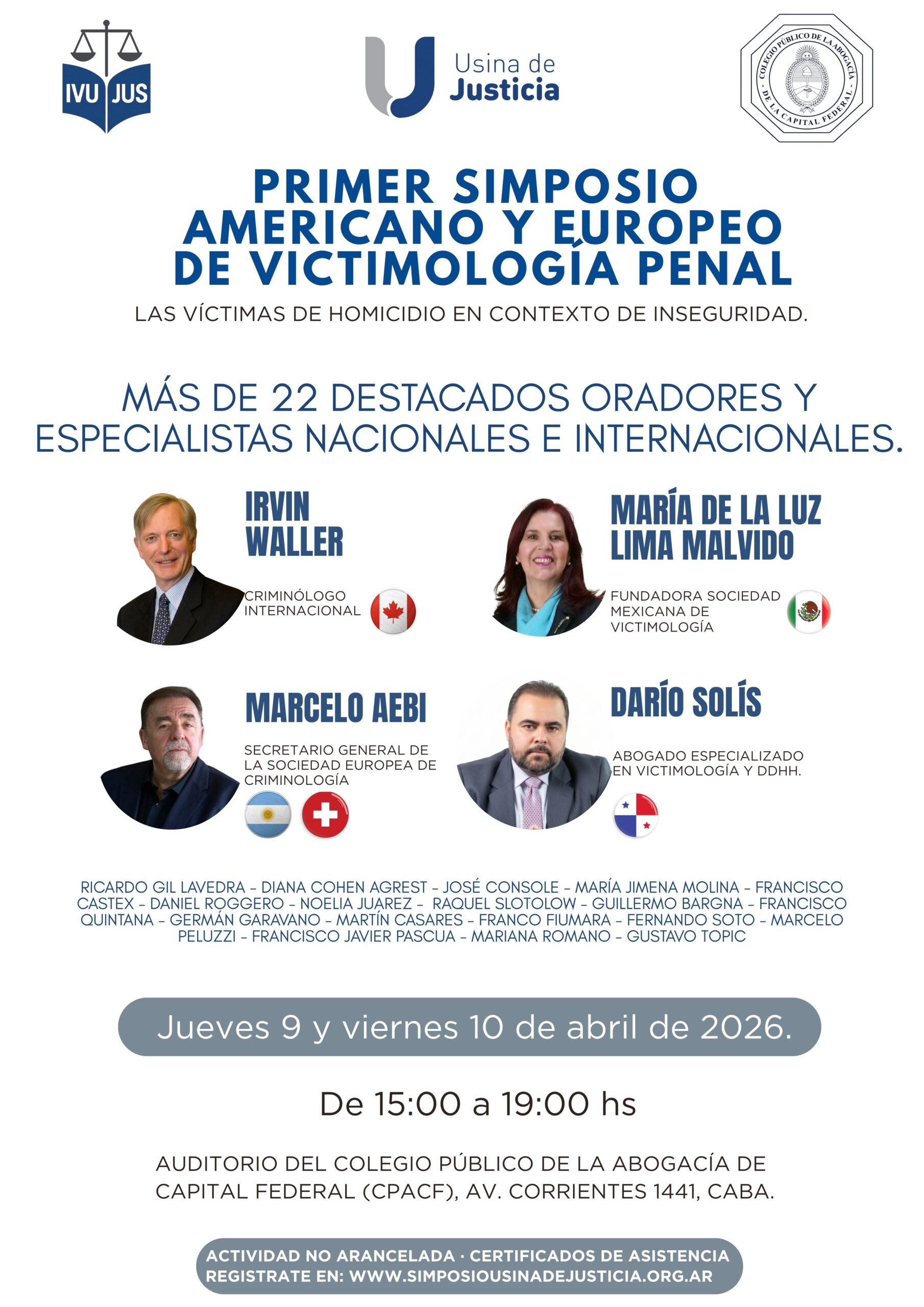 Encuentro Internacional en Buenos Aires: Expertos debaten sobre Victimología Penal